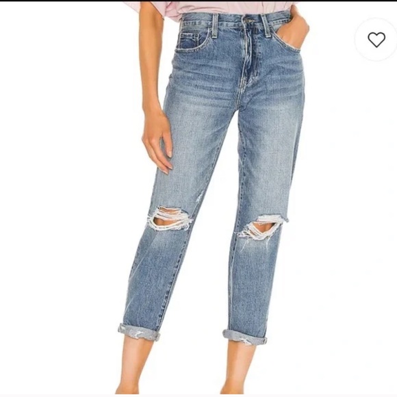 Pistola Presley High Rise Relaxed Roller Jean In Los Feliz New With Tag Size 28” - Picture 4 of 14